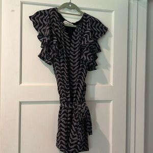 Blue Silk APiece APart dress